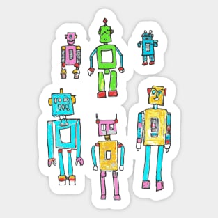 Robots Sticker